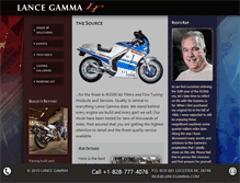 Tablet Screenshot of lancegamma.com